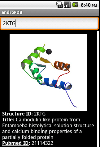 emkPDB Screenshot Suchergebnis Result emkPDB Screenshot Suchergebnis Result